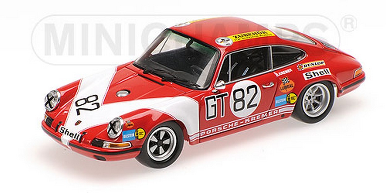 MODELLINO IN SCALA COMPATIBILE CON PORSCHE 911S N.82 CLASS W3INNER ADAC 1000 KM 1971 KREMER-NEUHAUS 1:43 MINICHAMPS PM400716882