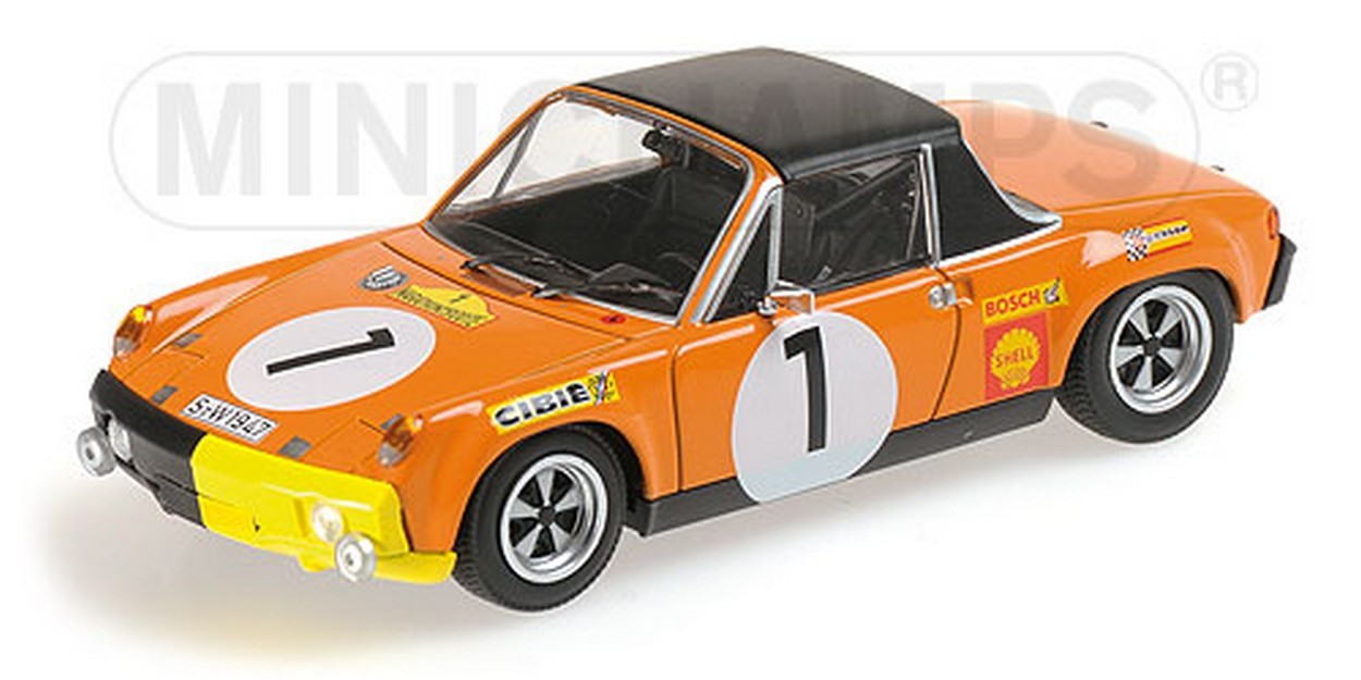 MODELLINO IN SCALA COMPATIBILE CON PORSCHE 914/6 N.1 WINNER MARATHON DE LA ROUTE 1970 LARROUSSE-HALDI-MARKO MINICHAMPS PM4007065