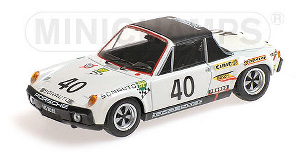 MODELLINO IN SCALA COMPATIBILE CON PORSCHE 914/6 N.40 WINNER CLASS LM 1970 CHASSEUIL-BALLOT-LENA 1:43 MINICHAMPS PM400706540