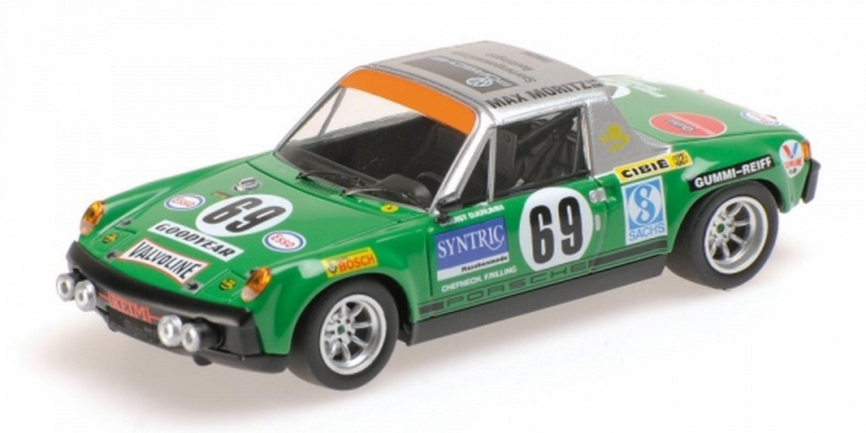 MODELLINO IN SCALA COMPATIBILE CON PORSCHE 914/6 N.69 25th LM 1971 G.F.QUIST-D.KRUM 1:43 MINICHAMPS PM400716569