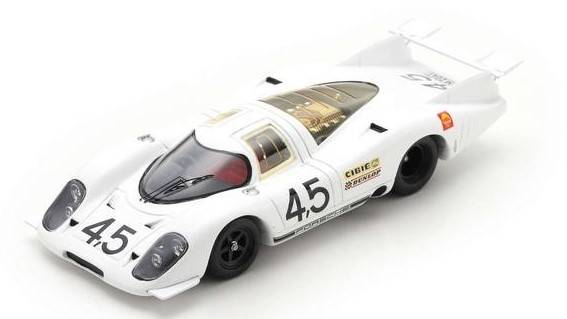 MODELLINO IN SCALA COMPATIBILE CON PORSCHE 917 LH No.4,5 TEST DAYS LE MANS 1969 1:43 SPARK MODEL S9249