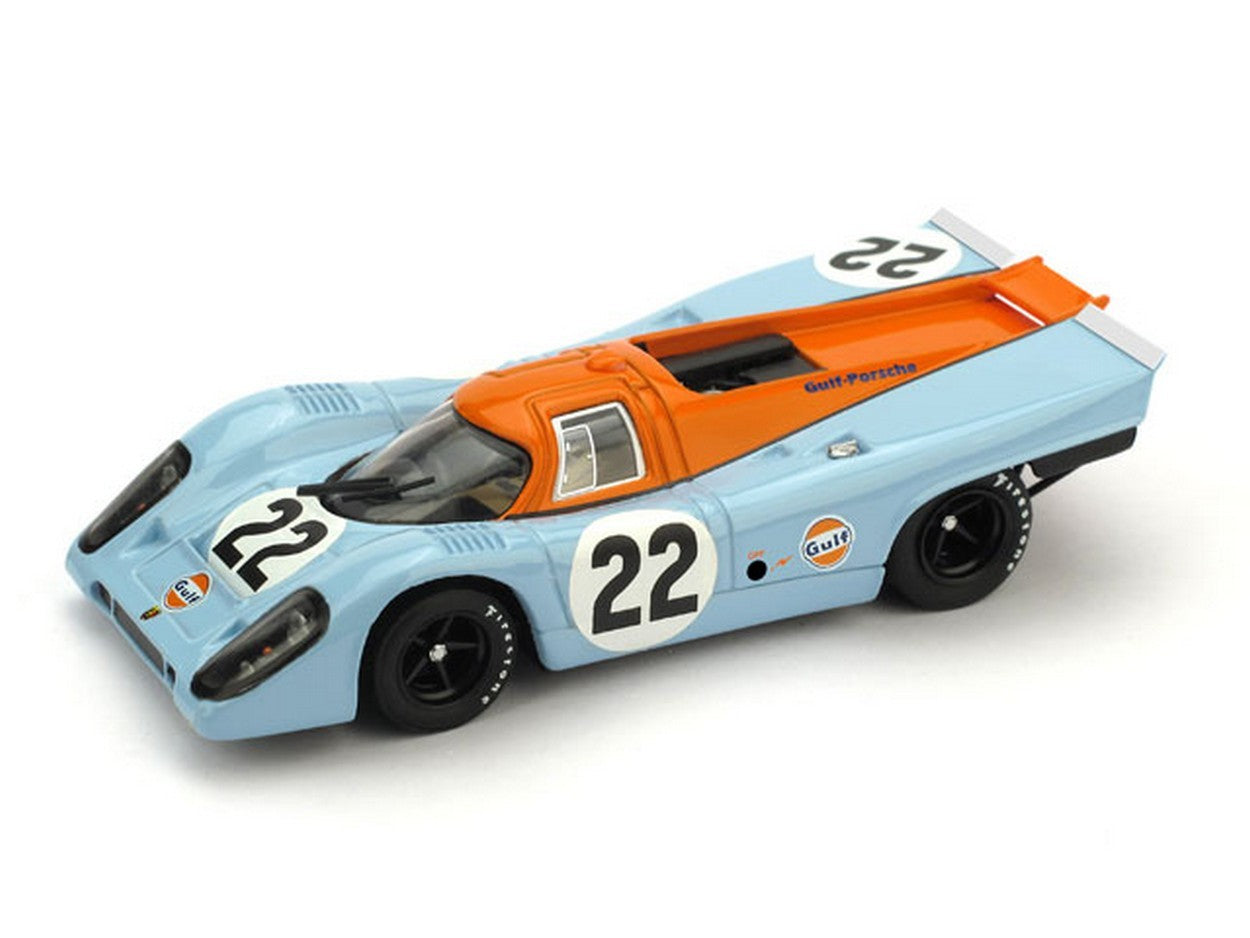 MODELLINO IN SCALA COMPATIBILE CON PORSCHE 917K N.22 RETIRED (ACCIDENT) LM 1970 HAIWOOD-HOBBS 1:43 BRUMM BM0495