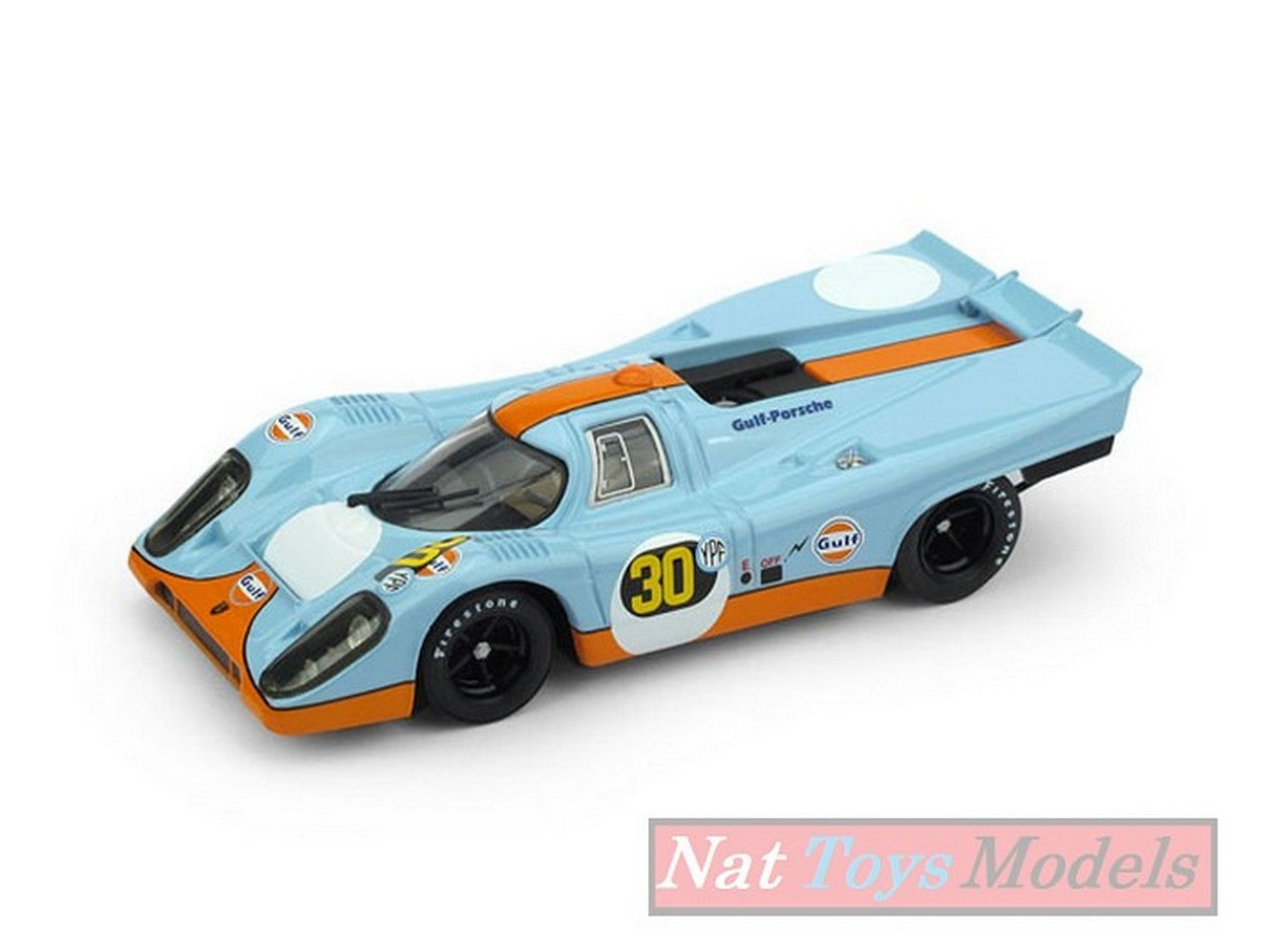 MODELLINO IN SCALA COMPATIBILE CON PORSCHE 917K N.30 WINNER 1000 KM BUENOS AIRES 1971 SIFFERT-BELL 1:43 BRUMM BM0568