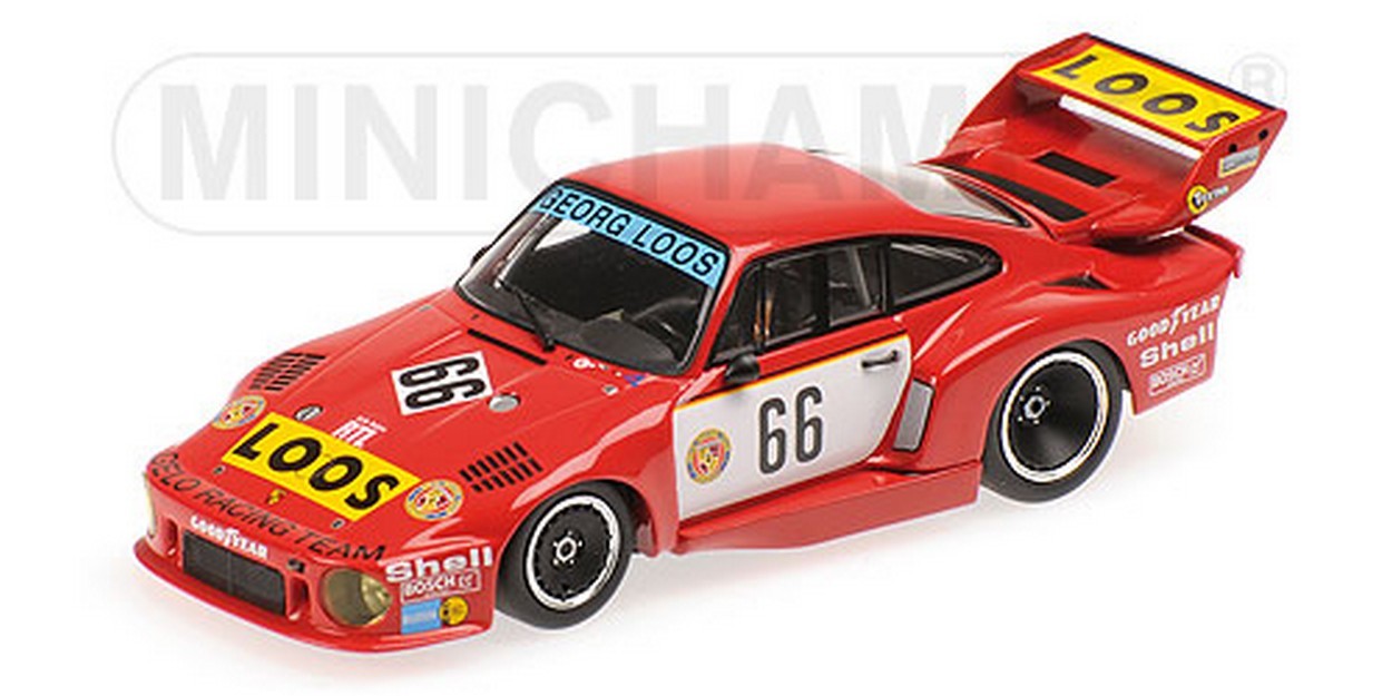 MODELLINO IN SCALA COMPATIBILE CON PORSCHE 935/77 N.66 WINNER DRM NURBURGRING 1977 R.STOMMELEN 1:43 MINICHAMPS PM400776366