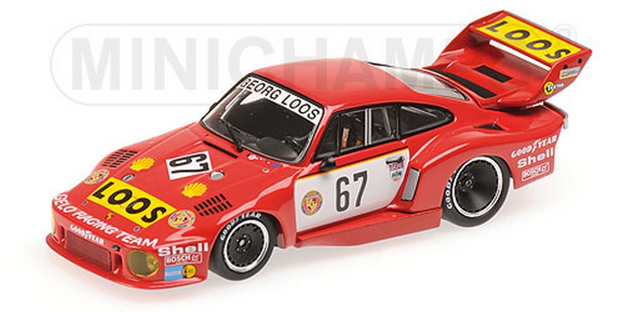 MODELLINO IN SCALA COMPATIBILE CON PORSCHE 935/77 N.67 CHAMPION DRM NURBURGRING 1976 R.STOMMELEN 1:43 MINICHAMPS PM400776367