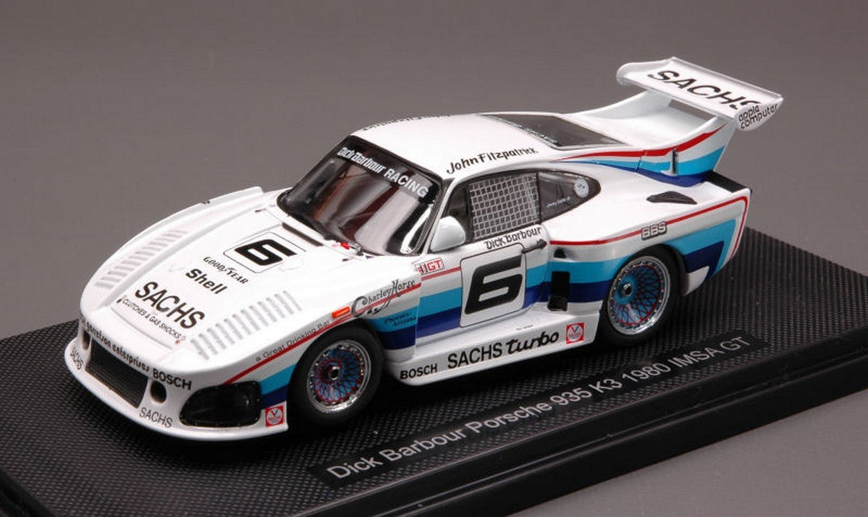 MODELLINO IN SCALA COMPATIBILE CON PORSCHE 935 K3 N.6 IMSA GT 80 1:43 EBBRO EB44304