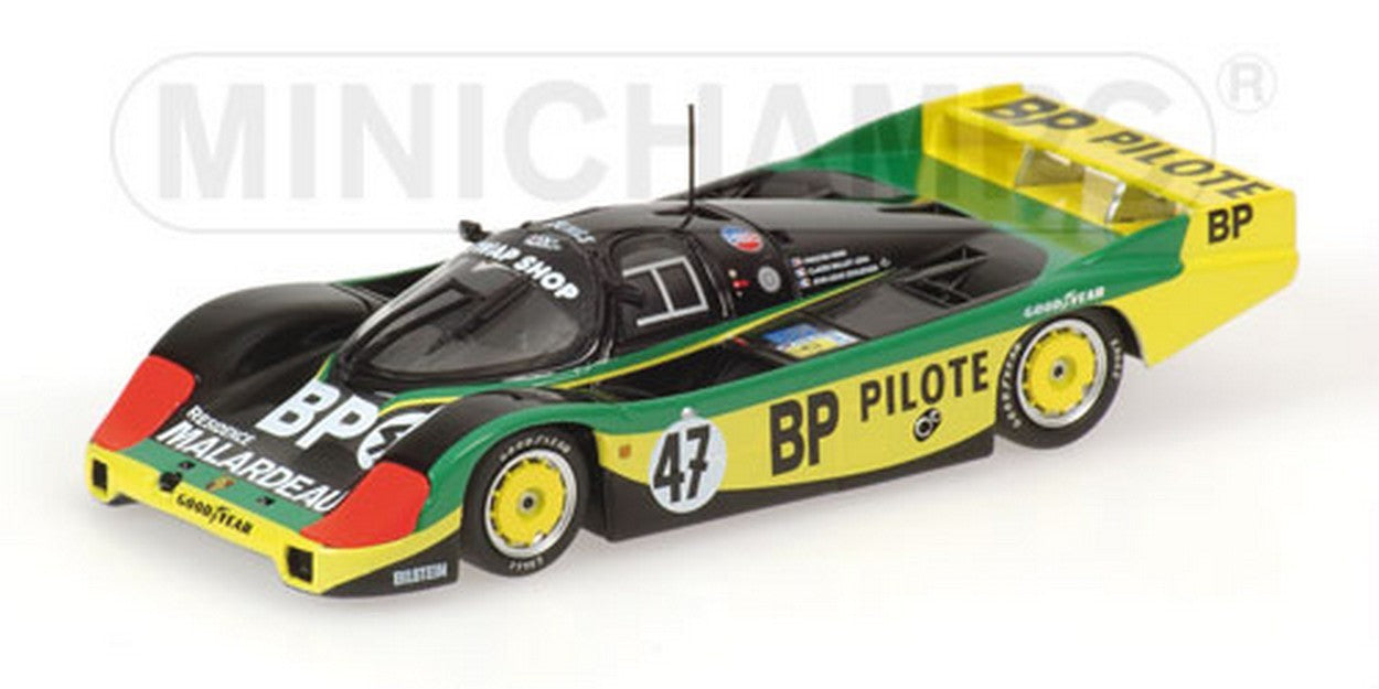MODELLINO IN SCALA COMPATIBILE CON PORSCHE 956 L N.47 LM 1983 1:43 MINICHAMPS PM430836547
