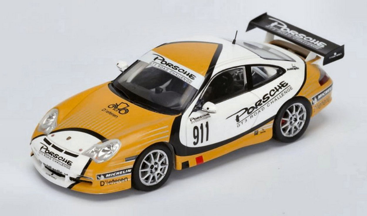 MODELLINO IN SCALA COMPATIBILE CON PORSCHE 996 GT3 N.911 "GT3 ROAD CHALLENGE" 2004 1:43 SPARK MODEL S4479
