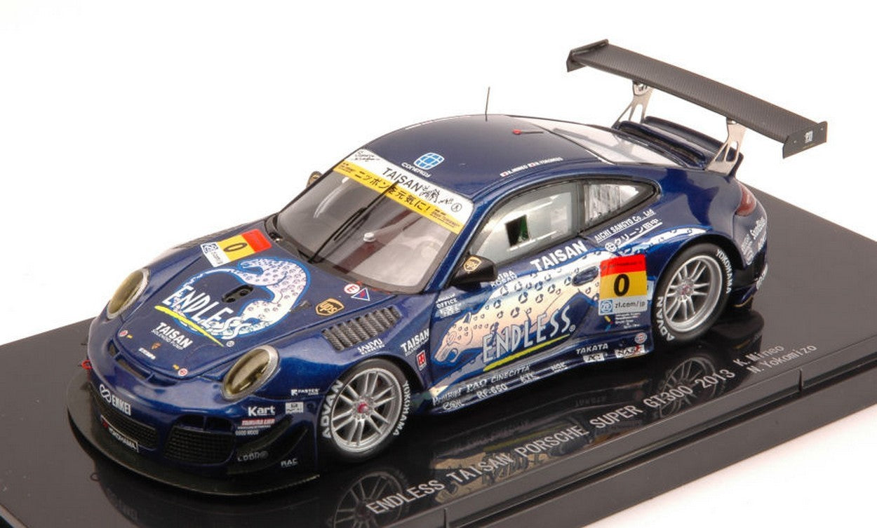MODELLINO IN SCALA COMPATIBILE CON PORSCHE 997 GT3 N.0 12th SUPER GT300 2013 K.MINEO-N.YOKOMIZO 1:43 EBBRO EB44925