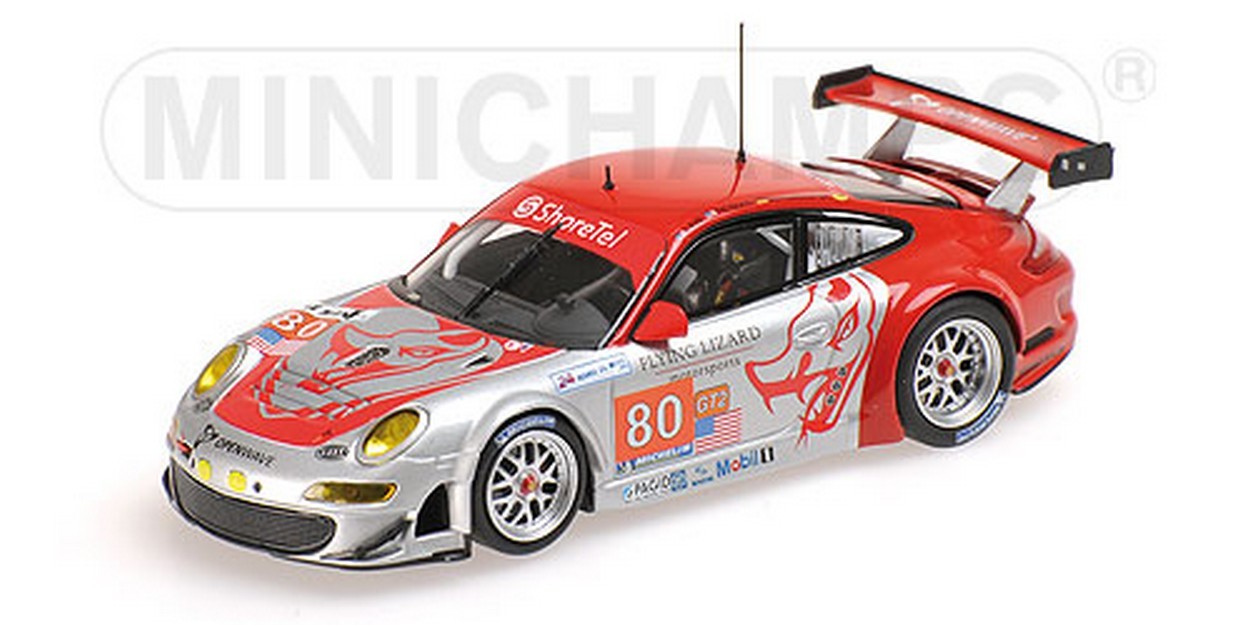 MODELLINO IN SCALA COMPATIBILE CON PORSCHE 997 GT3 N.80 46th LM 2010 NEIMAN-LAW-BERGMEISTER 1:43 MINICHAMPS PM410106980