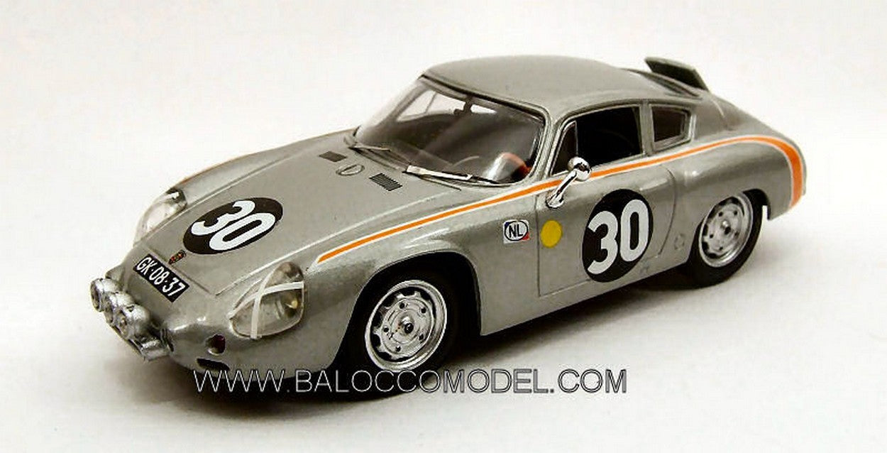 MODELLINO IN SCALA COMPATIBILE CON PORSCHE ABARTH N.30 DNF LM 1962 B.PON-BARON CAREL DE BEAUFORT 1:43 BEST MODEL BT9387
