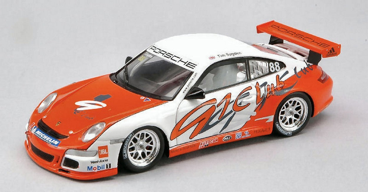 MODELLINO IN SCALA COMPATIBILE CON PORSCHE GT 3 N.88 WINN.CUP ASIA 2007 SPARK MODEL S1906
