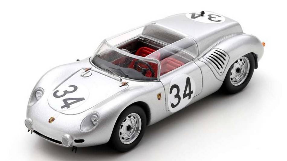 MODELLINO IN SCALA COMPATIBILE CON PORSCHE RS60 N.34 LM 1960 M.TRINTIGNANT-H.HERMANN 1:43 SPARK MODEL S9731
