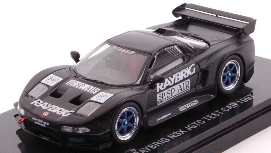 MODELLINO IN SCALA COMPATIBILE CON RAYBRIG NSX JGTC 1997 TEST CAR 1:43 EBBRO EB44225