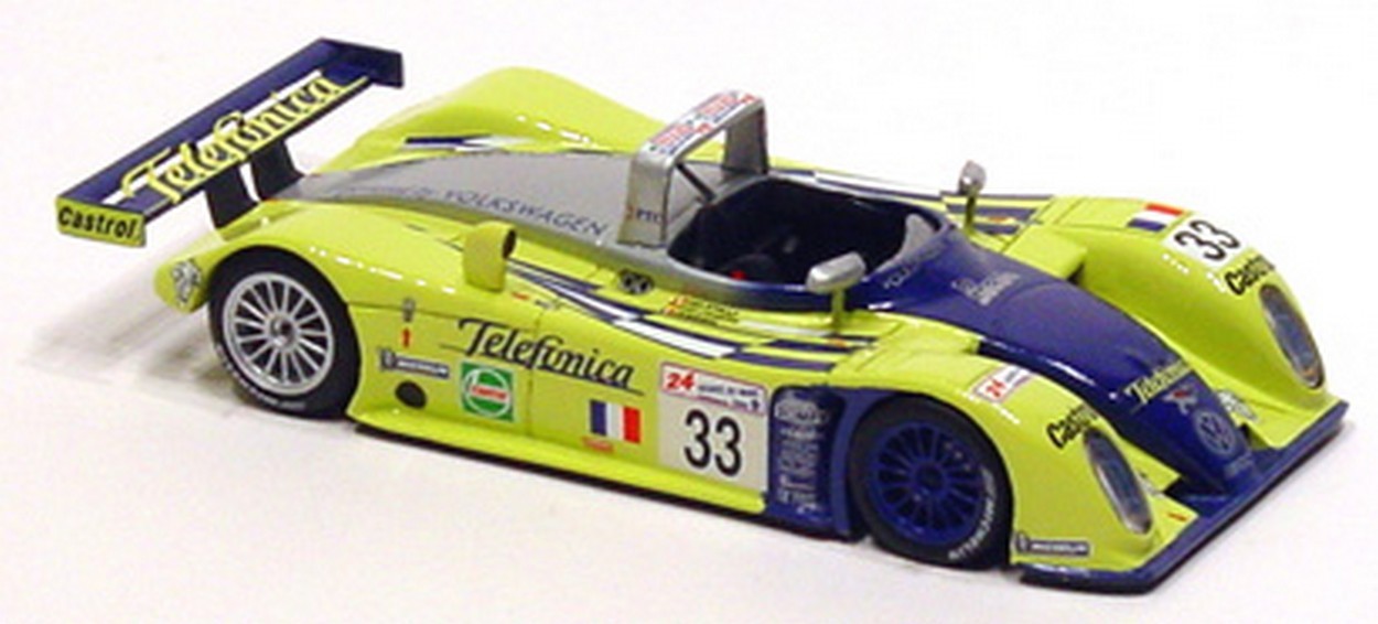 MODELLINO IN SCALA COMPATIBILE CON REYNARD 2 KQ VOLKSWAGEN N.33 LM 00 SPARK MODEL SCYD03