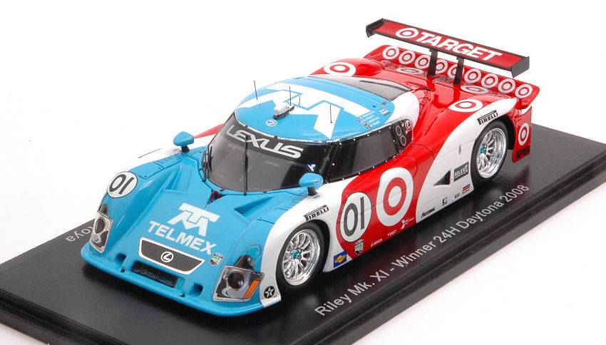 MODELLINO IN SCALA COMPATIBILE CON RILEY MK.XI N.01  24 H DAYTONA 2008 MONTOYA-ROJAS 1:43 SPARK MODEL S43DA08