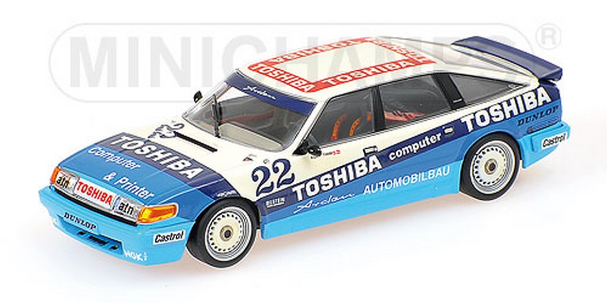 MODELLINO IN SCALA COMPATIBILE CON ROVER VITESSE N.22 CHAMPION DTM 1986 K.THIM 1:43 MINICHAMPS PM400861322