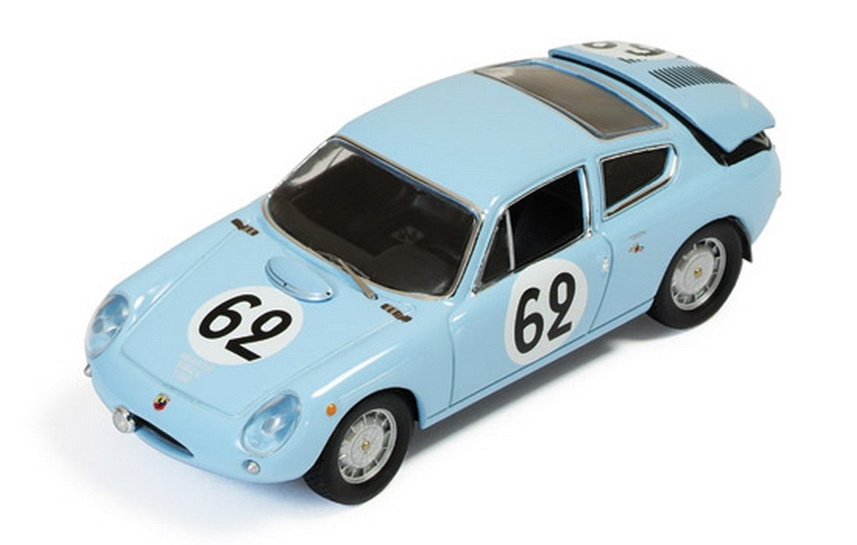 MODELLINO IN SCALA COMPATIBILE CON SIMCA ABARTH 1300 BIALBERO N.62 (RETIRED) LM 1962 BALZARINI-ALBERT 1:43 IXO MODEL LMC148