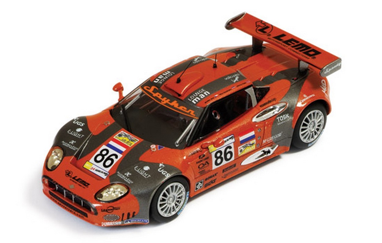MODELLINO IN SCALA COMPATIBILE CON SPYKER C8 N.86 RETIRED (ENGINE) LM 2007 JANIS-HEZEMANS-KANE 1:43 IXO MODEL LMM226