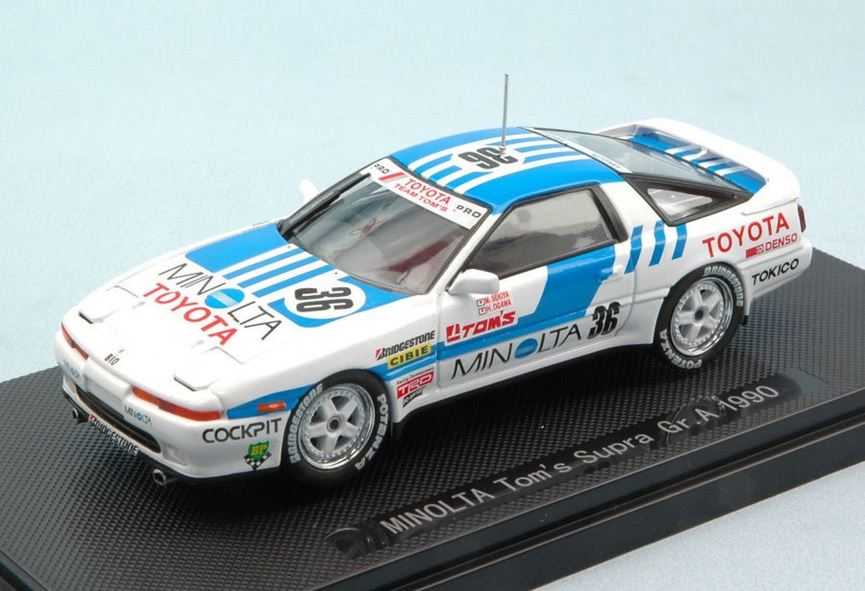 MODELLINO IN SCALA COMPATIBILE CON TOYOTA SUPRA N.36 GR.A 1990 M.SEKIYA-H.OGAWA 1:43 EBBRO EB43822
