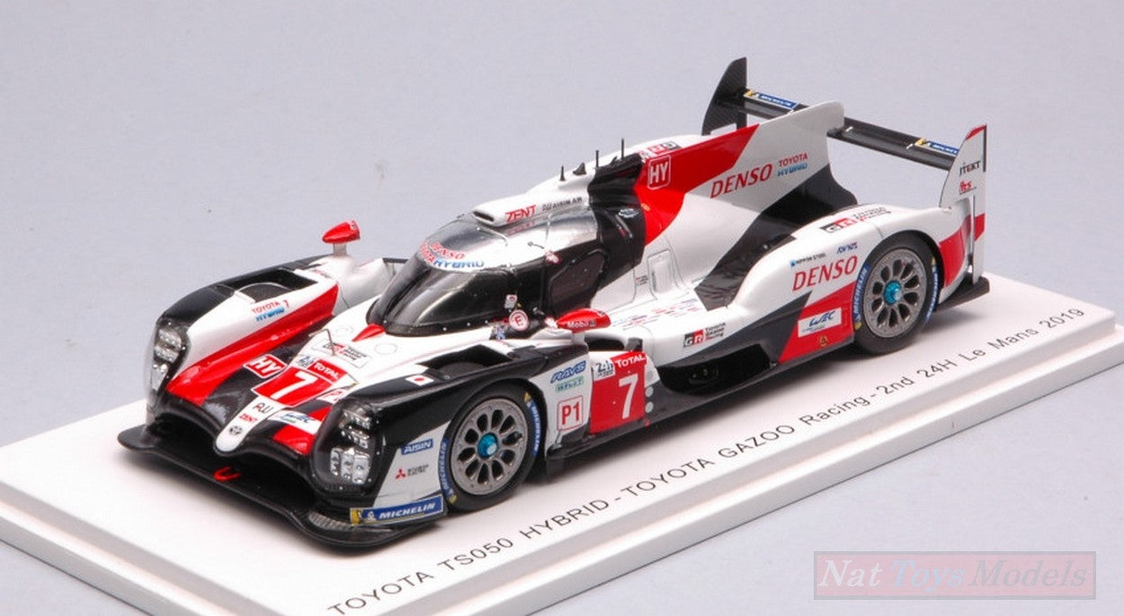 MODELLINO IN SCALA COMPATIBILE CON TOYOTA TS050 HYBRID N.7 2nd LM 2019 M.CONWAY-K.KOBAYASHI-J.M.LOPEZ 1:43 SPARK MODEL S7904