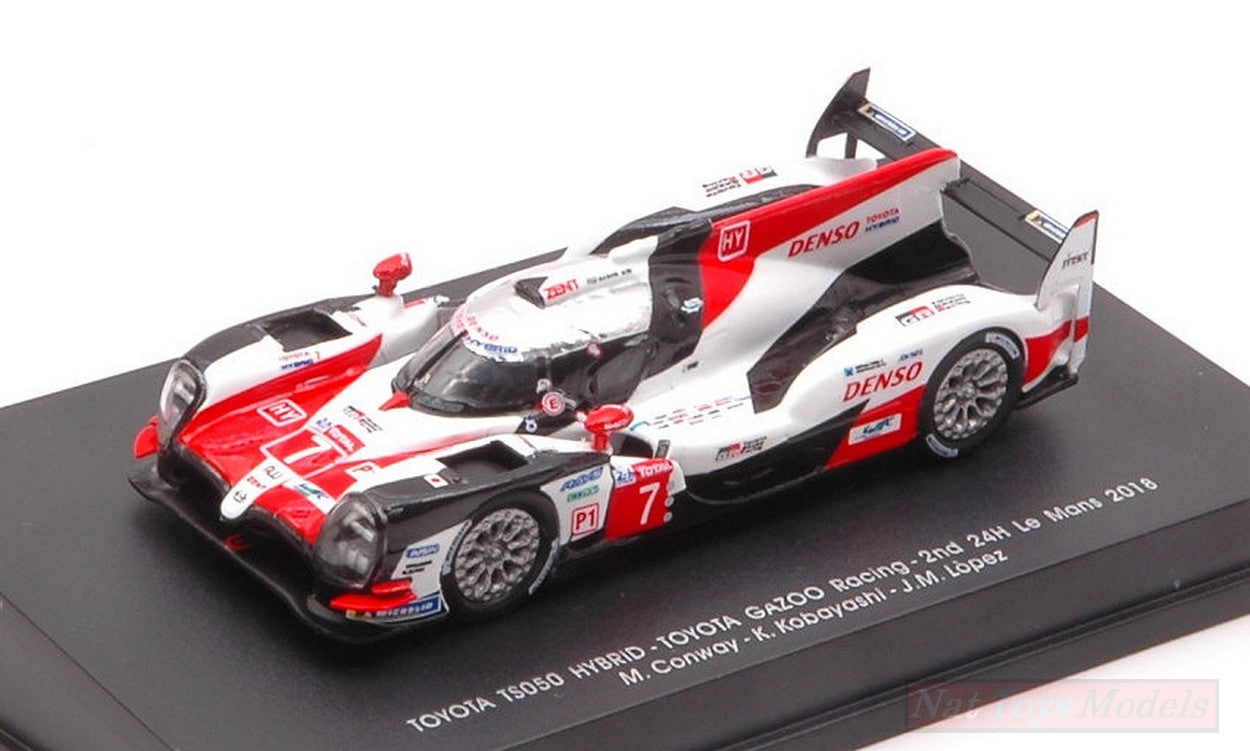 MODELLINO IN SCALA COMPATIBILE CON TOYOTA TS050 N.7 2nd LM 2018 M.CONWAY-K.KOBAYASHI-J.M.LOPEZ 1:87 SPARK MODEL S87141