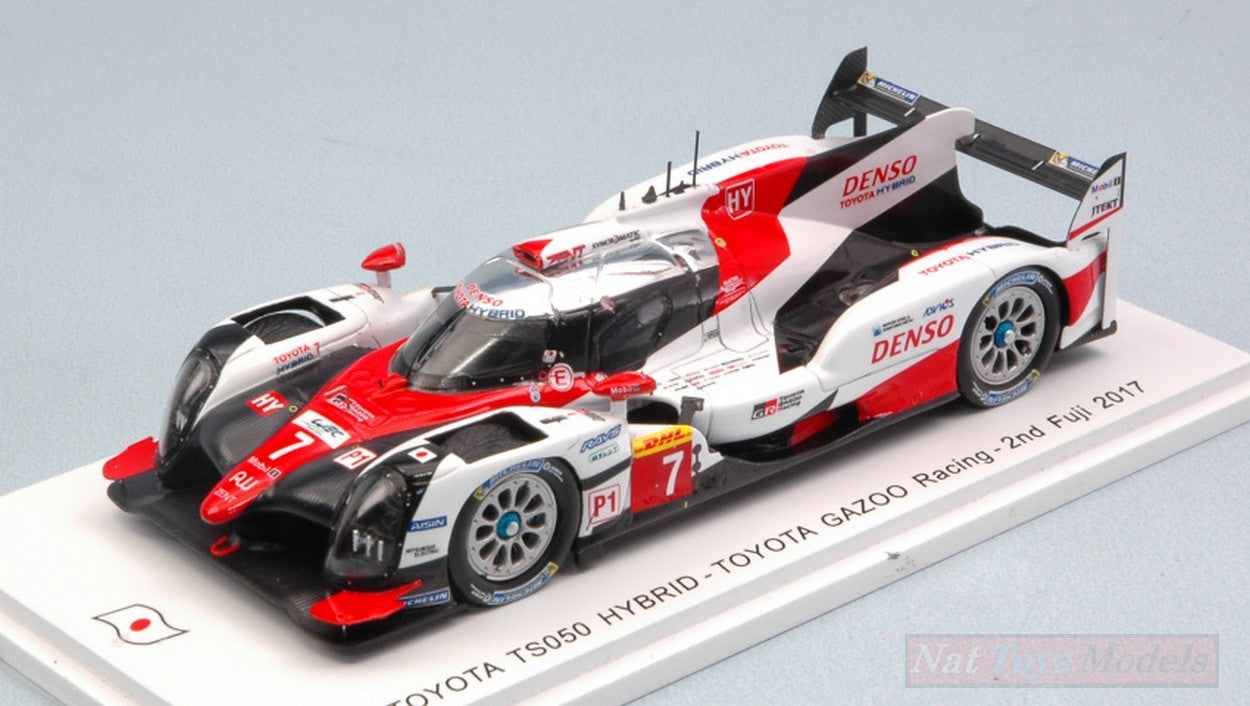 MODELLINO IN SCALA COMPATIBILE CON TOYOTA TS50 HYBRID N.7 2ND FUJI 2017 CONVAY-KOBAYASHI-LOPEZ 1:43 SPARK MODEL SJ054