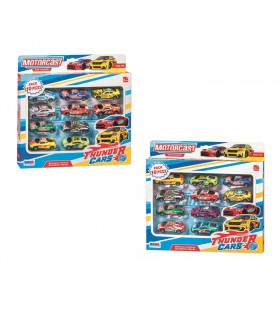 Motorcast - 10 auto retrocarica scala 1:64 in metallo