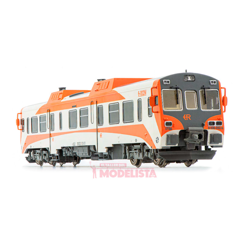 Automotrice diesel "Tamagochi", 9-596-001-8. Regionale. RENFE. ELECTROTREN HE2502B