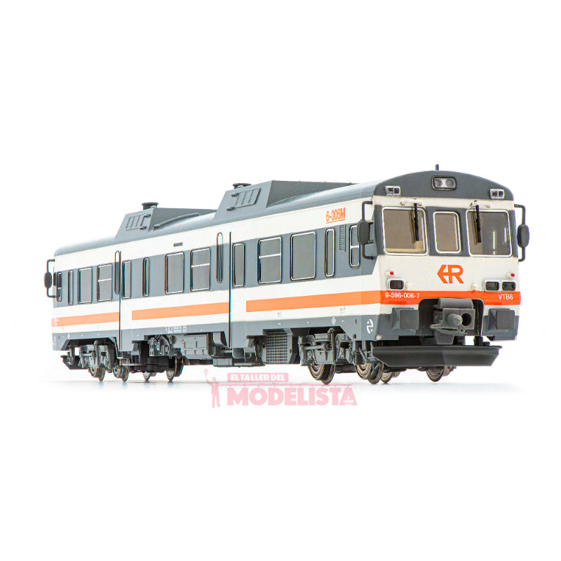 Automotrice diesel "Tamagochi", 9-596-003-4. Regionale. RENFE. ELECTROTREN HE2500B