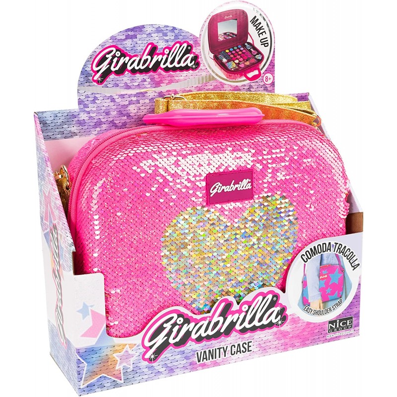 NICE - Girabrilla Vanity Case Rosa con Cuore - 02550C