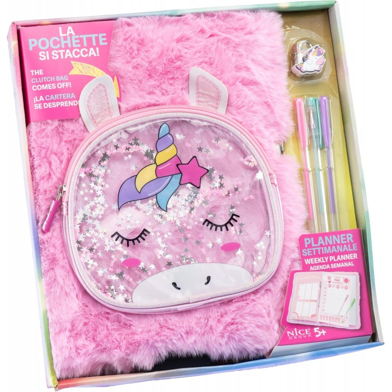 NICE - Magic Unicorn Diario con Pochette - 16012