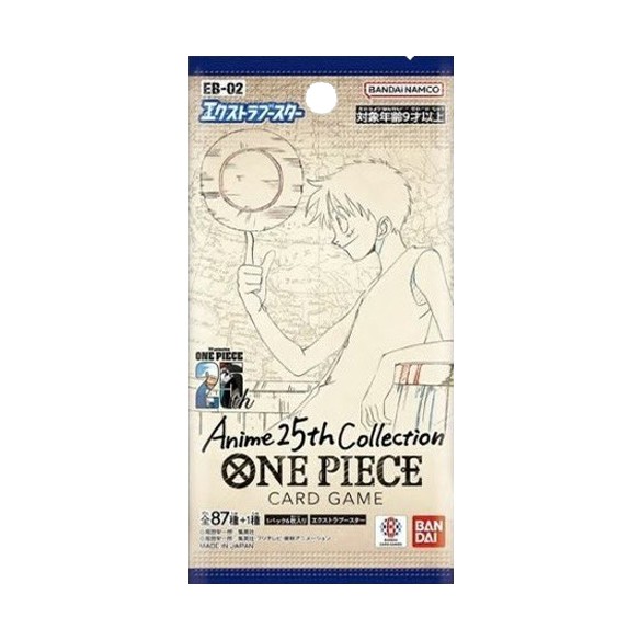 One Piece Card Game - Extra Booster - Anime 25th Collection EB-02 - Busta da 6 Carte (JAP)