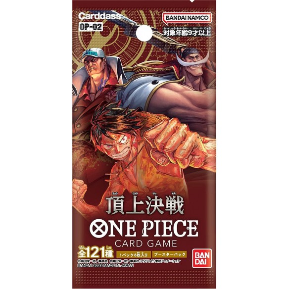 One Piece Card Game - Paramount War OP-02 - Bustina da 6 Carte (JAP)