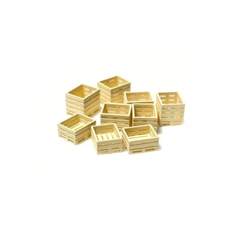 Pallet con scatole di legno. N-Train 211.063