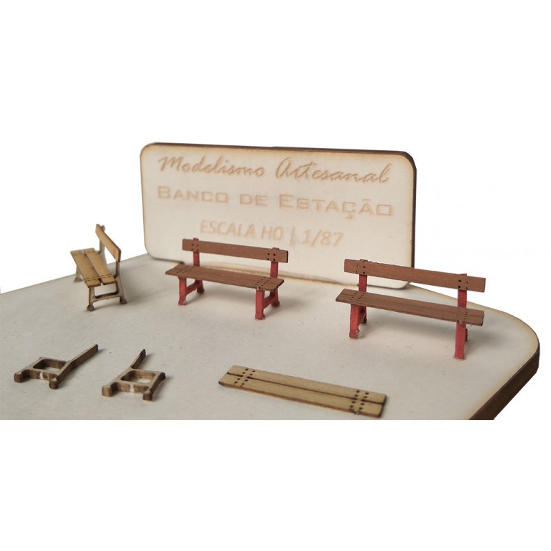 Panca della stazione (x12). MODELISMO ARTESANAL MA_ACCESS_12