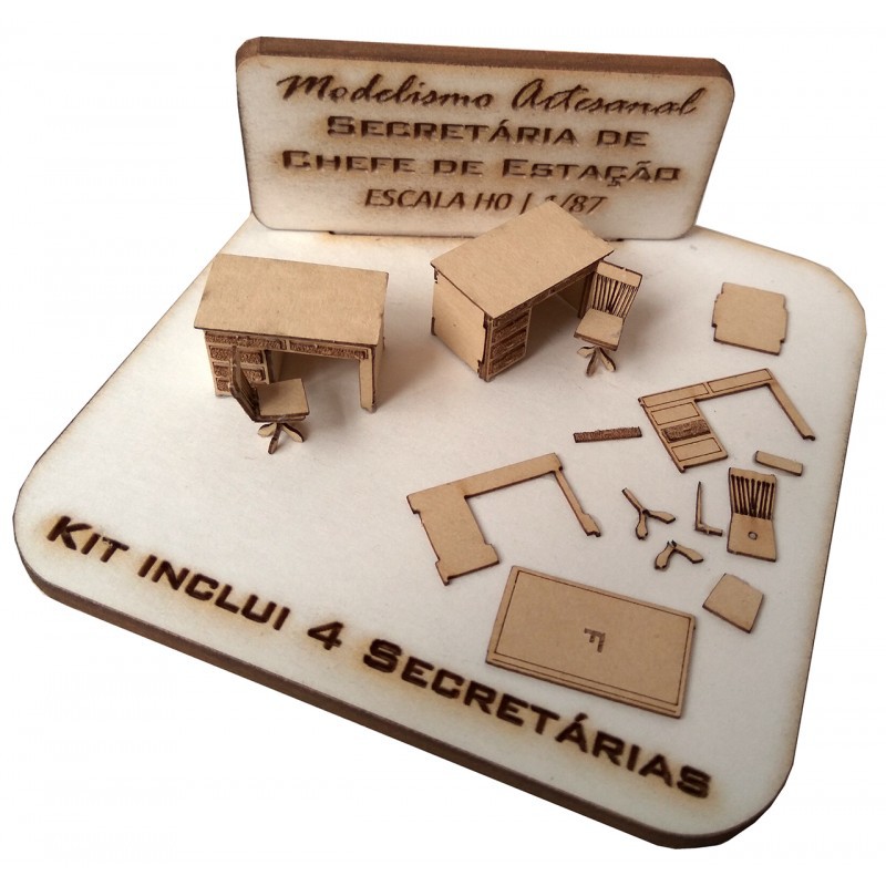 Scrivania del capostazione (x4). MODELISMO ARTESANAL MA_ACCESS_13