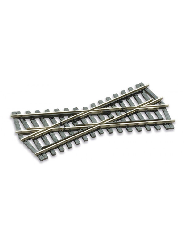 PECO SL-E193 Scala HO Codice 75 Electrofrog: Incrocio corto 24°-lunghezza 127 mm