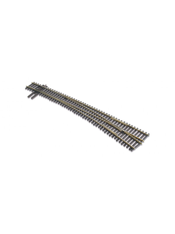 PECO SL-E8376 Scala HO Codice 83 Electrofrog: scambio in curva destro lungo