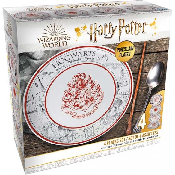Piatti - Harry Potter - Assortiti (Set da 4)