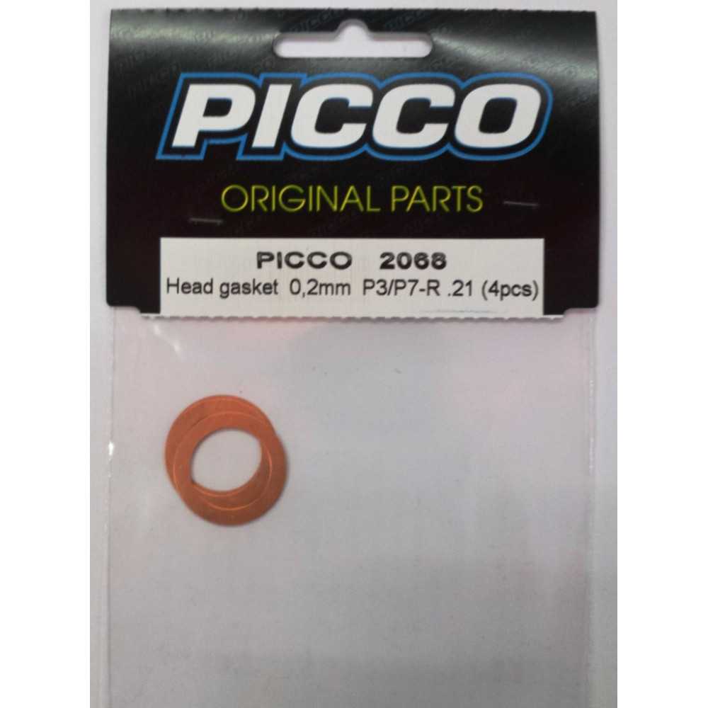 Picco Guarnizione testa per Torque / Boost  spessore 0,2mm 4 pezzi (art. 2068)
