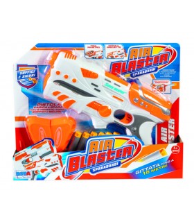 Pistola air blaster c. 6 dardi soffici 24 cm