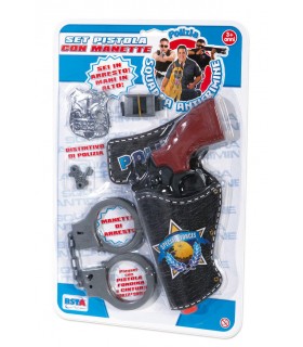 Pistola con manette polizia