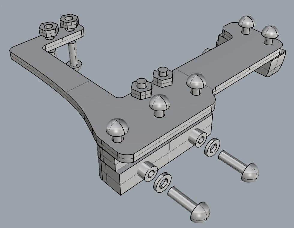 Supporto Servo LCG per Ponti Axial SCX3