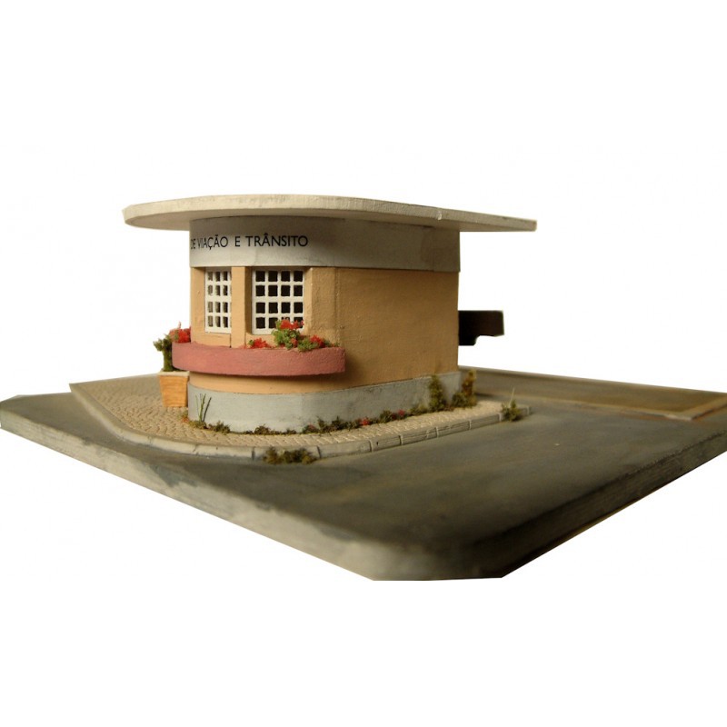 Posto di blocco della polizia. MODELISMO ARTESANAL MA_ER_02