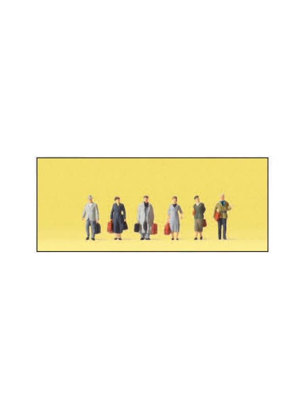 PREISER 79219 Scala N Passeggeri con bagaglio