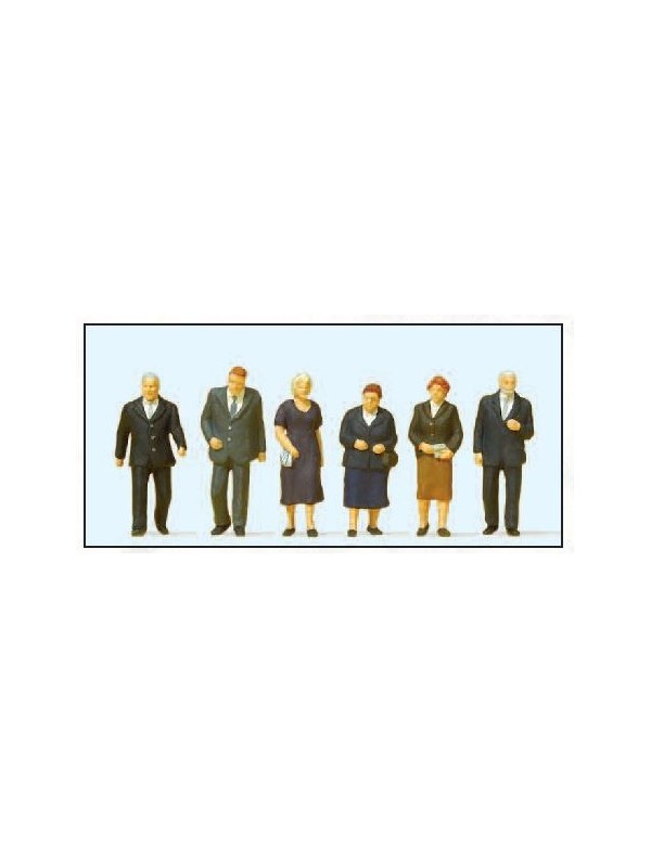 PREISER 10559 Scala HO Persone che vanno in chiesa pz. 6