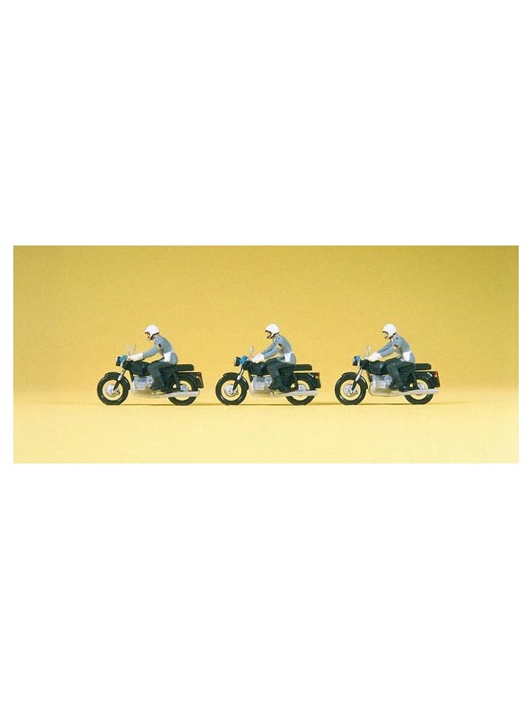 PREISER 16833 Scala HO Polizia militare in motocicletta
