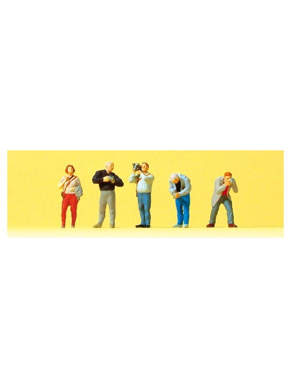 PREISER 79210 Scala N Turisti con macchina fotografica