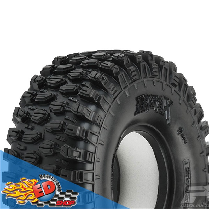 PROLINE GOMME HYRAX 1.9" G8 Rock Terrain Tyres Crawler Truck Tyres (diametro esterno 120mm) - [PRL10128-14]